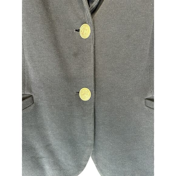 Talbots Blazer Blue Office Work Career Business Corporate Single Breasted Large - Picture 6 of 13